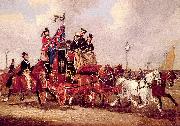 Pollard, James The Last Mail Leaving Newcastle, July 5, 1847 Spain oil painting artist